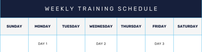 rugby strength training schedule