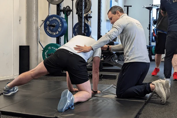 health assessment with a personal trainer leith