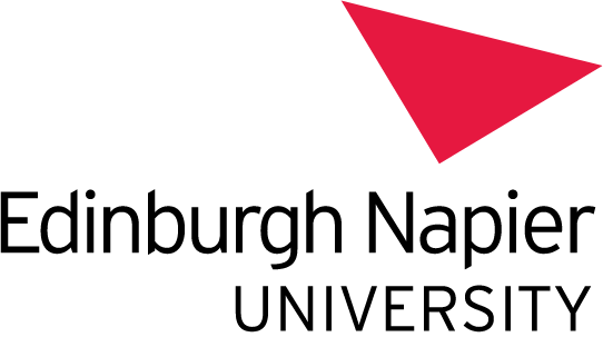 ENU logo Stacked Edinburgh Napier University logo representing a professional clinical partnership with Health by Science.