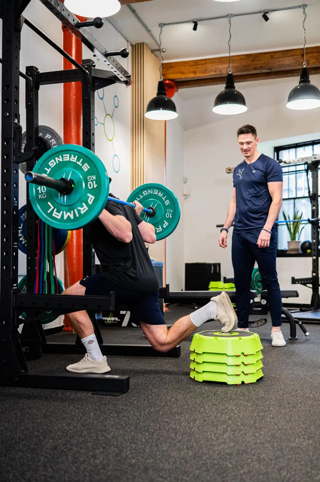 KA2_9448 Professional strength assessment and movement coaching for personal training Edinburgh clients based in Leith.