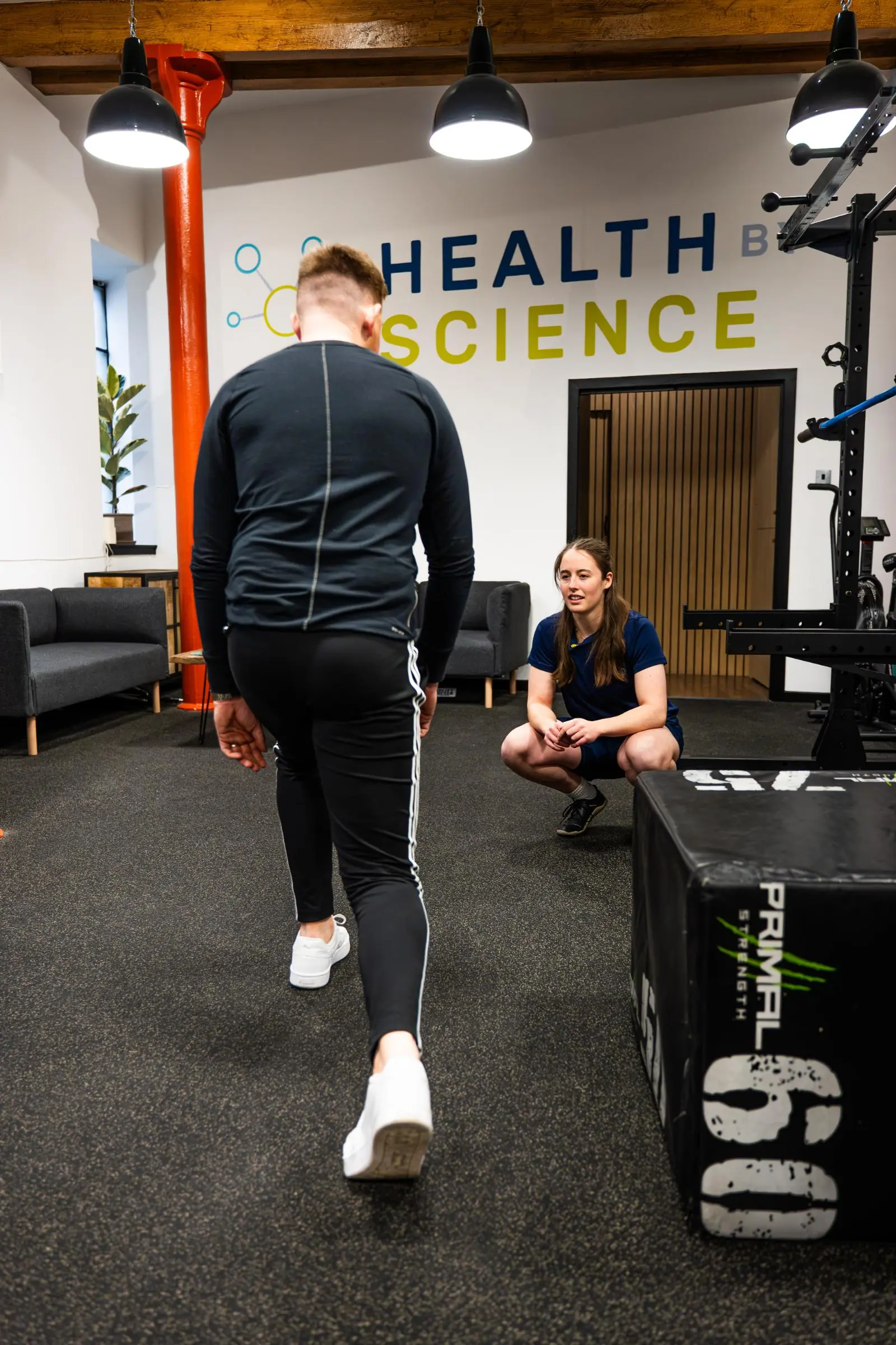 KA3_5183 Clinical movement observation of a patient's gait and lower limb tracking conducted by a Health by Science practitioner in Edinburgh.